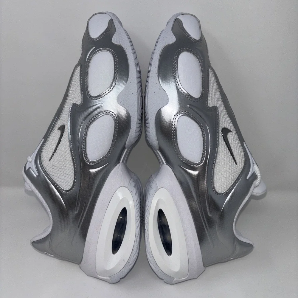 Nike Air Max Muse White Metallic Silver Sneaker FV1920-100 Women's Size 10